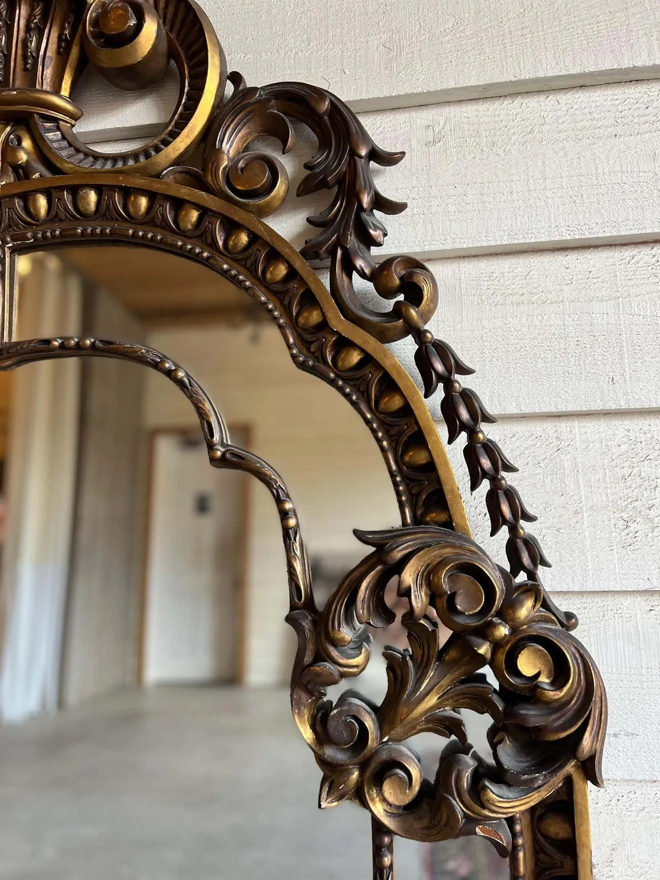 Antique Spanish Gilt Mirror