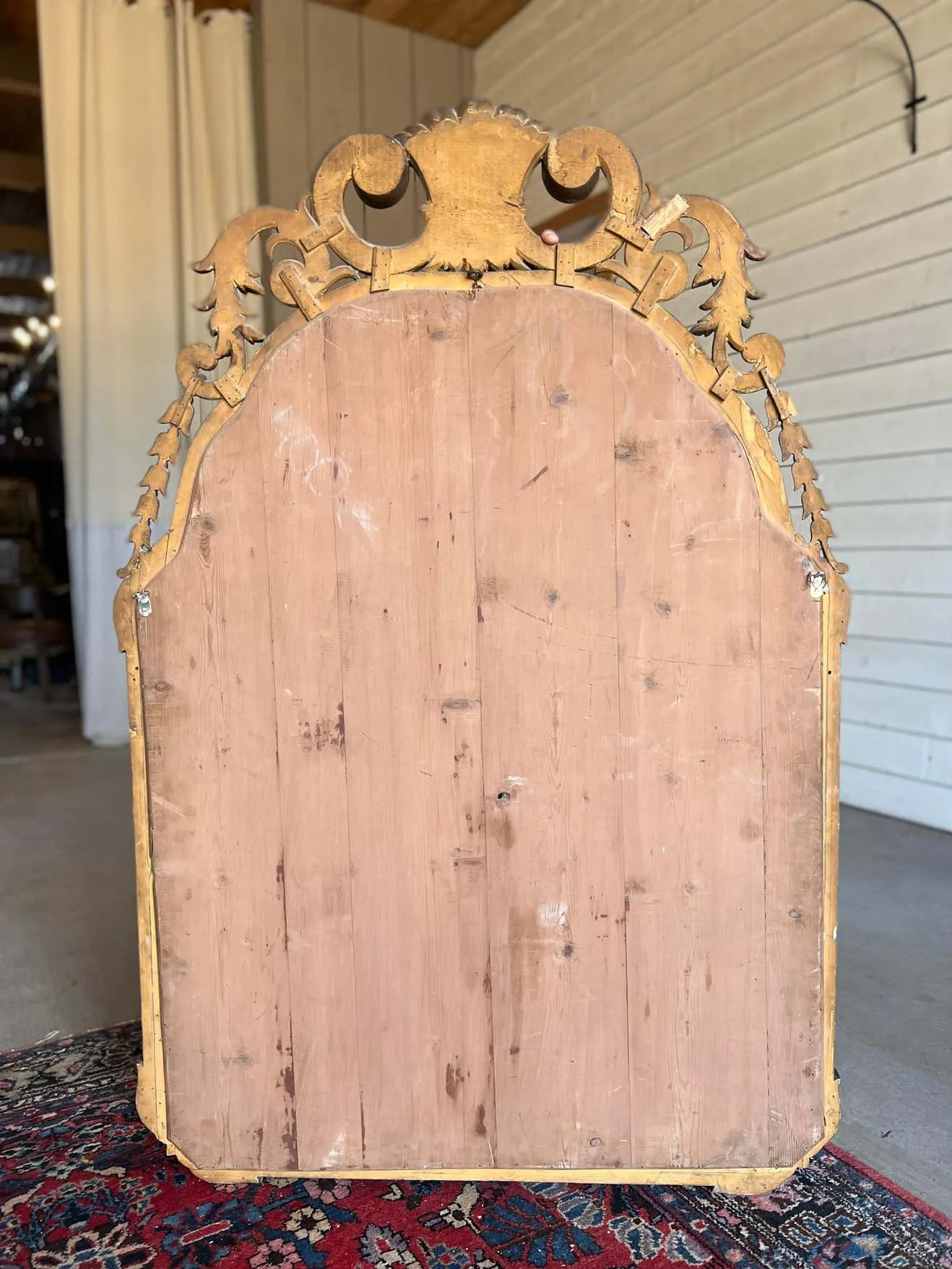 Antique Spanish Gilt Mirror