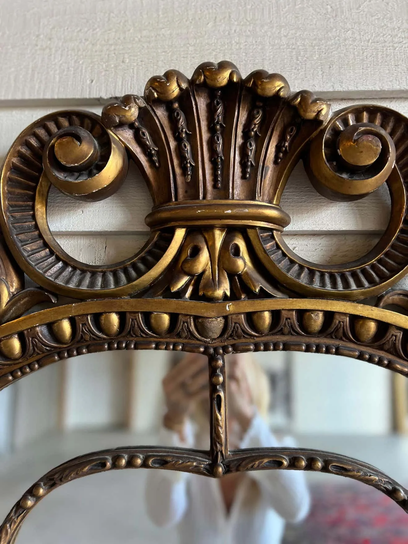 Antique Spanish Gilt Mirror
