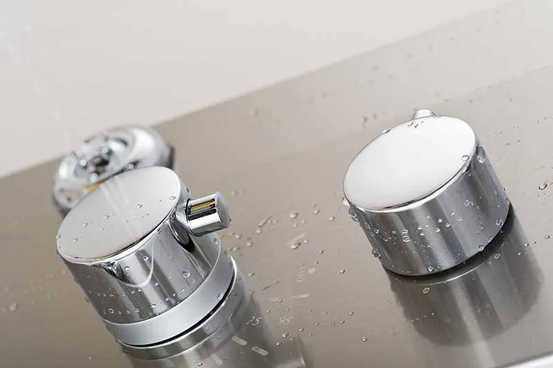 Aston Dual Function Shower Panel with Six Body Jets