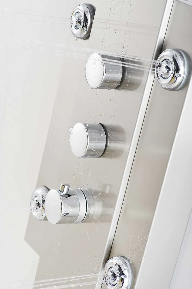 Aston Dual Function Shower Panel with Six Body Jets