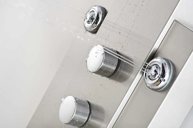 Aston Dual Function Shower Panel with Six Body Jets