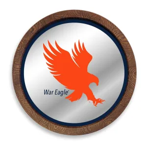 Auburn Tigers: Mascot - "Faux" Barrel Top Mirrored Wall Sign