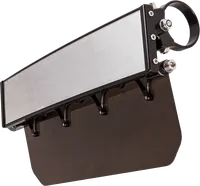 AXIA 12" PANO REARVIEW MIRROR BLACK W/TINTED SUN VISOR