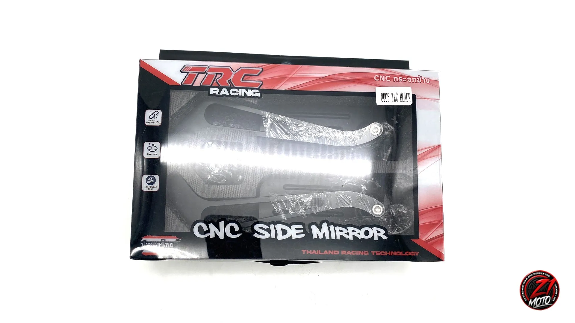 B - TRC CNC BAR END SIDE MIRROR 18005