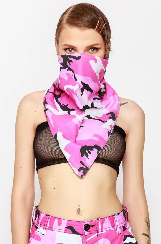 Baby Girl Camo Bandana