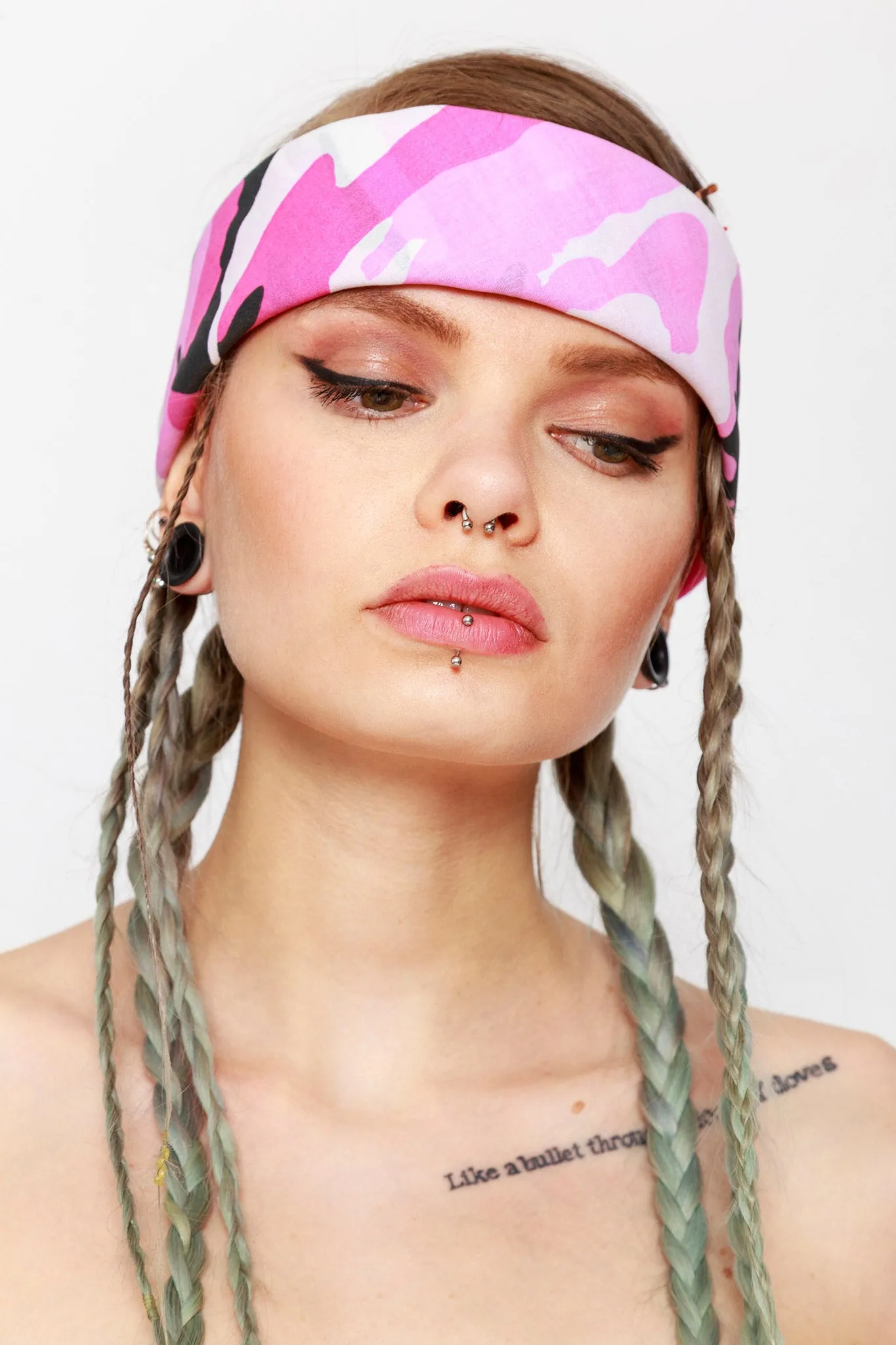 Baby Girl Camo Bandana