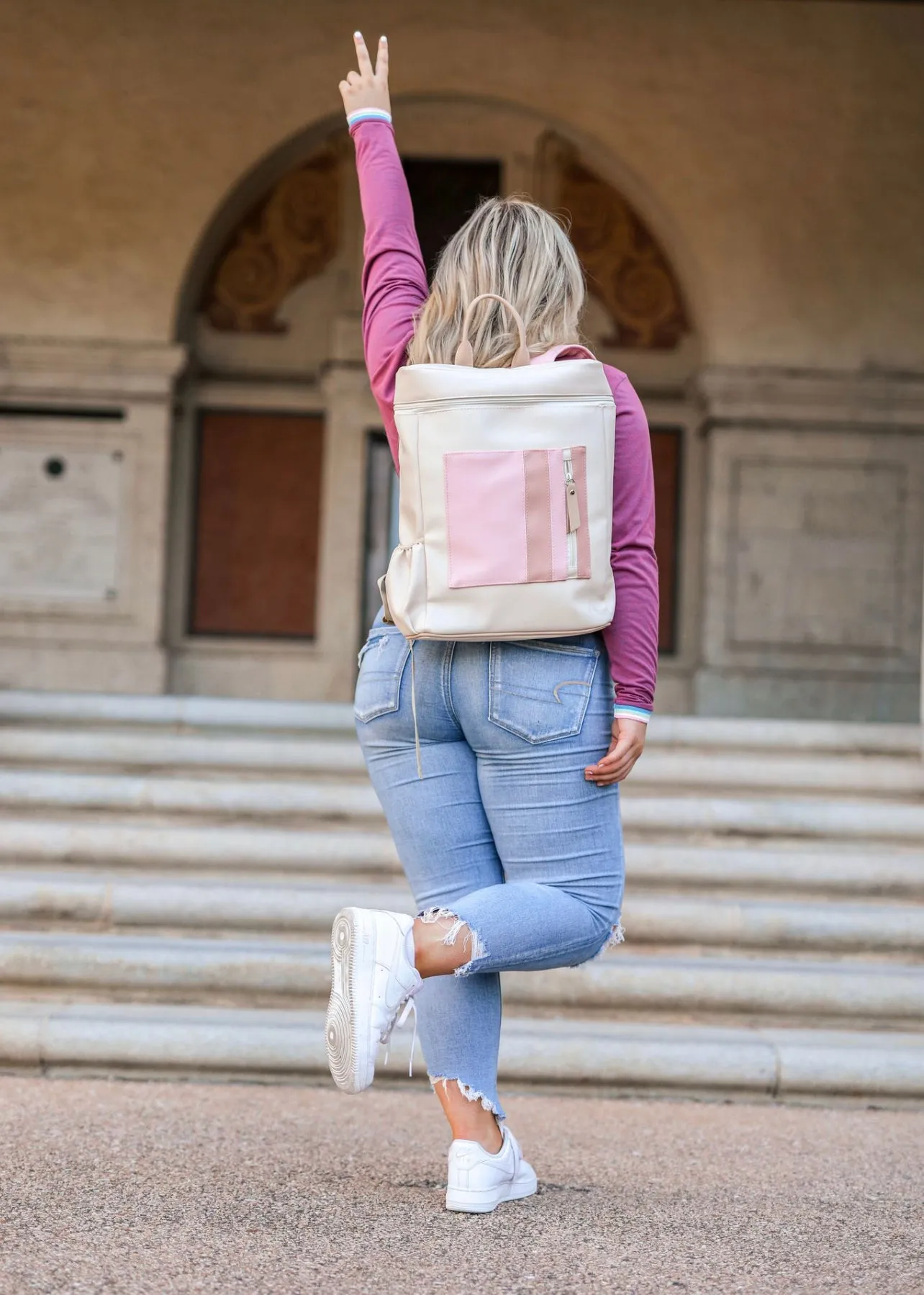 Backpack - Blaze (Cream/Mauve) - Packs of 4