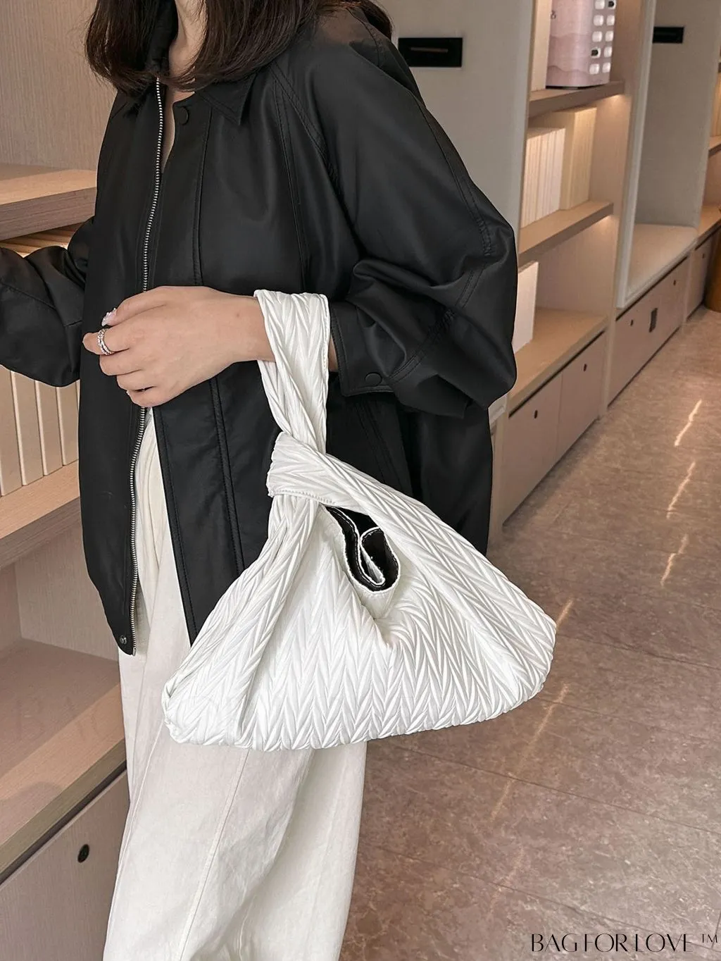 BagForLove - Stylish Cloud-patterned Folded Handbag: Versatile Crossbody for Women, New in 2023