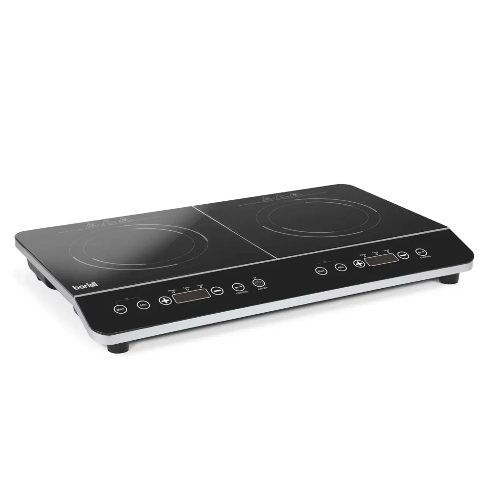 Baridi Portable Induction Hob with 2 Cooking Zones 60cm - Black - B
