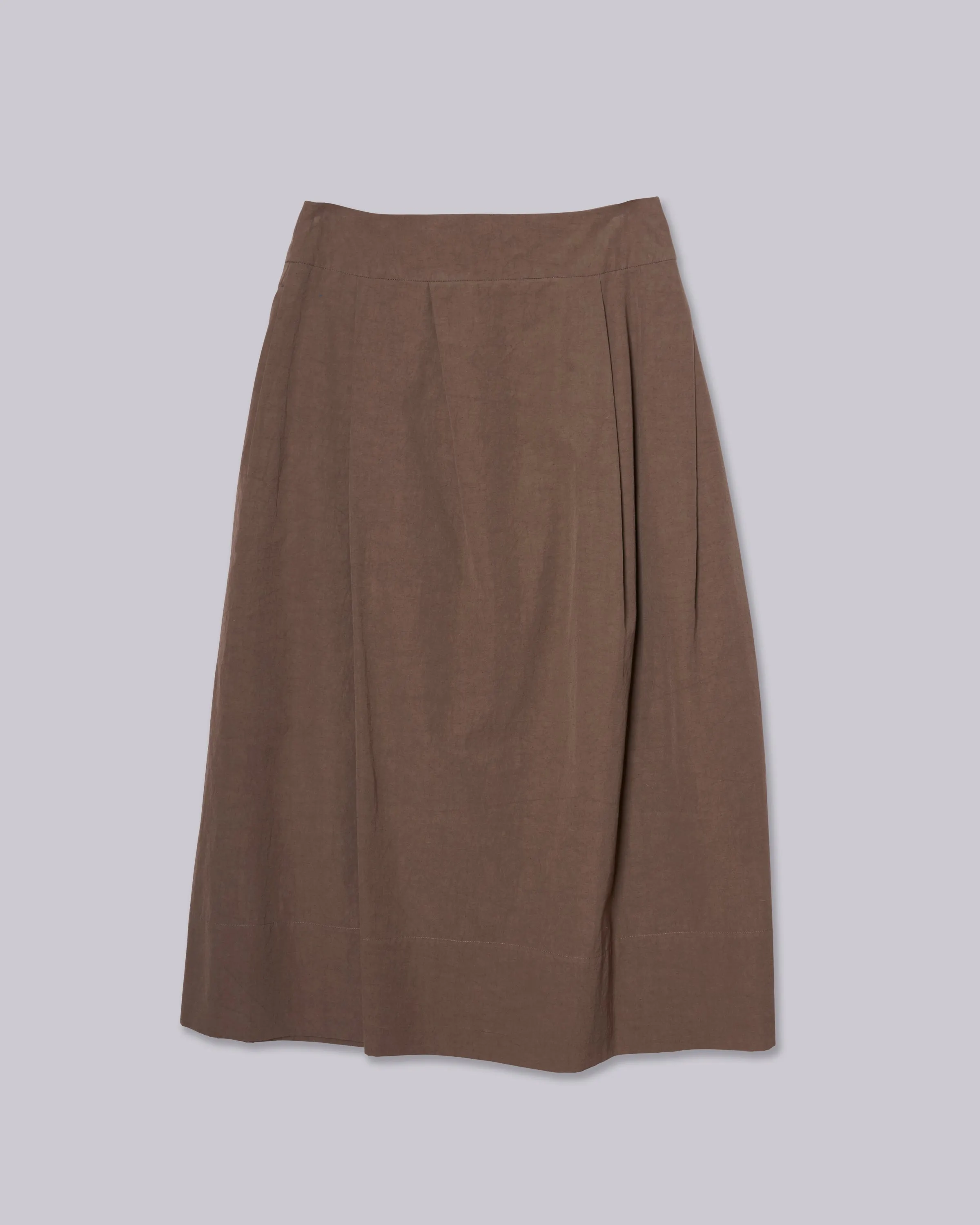 Barrel Skirt in Moss Gray