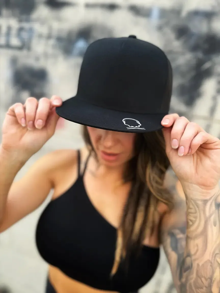 BE YOU SIDE STYLE BLACK HAT