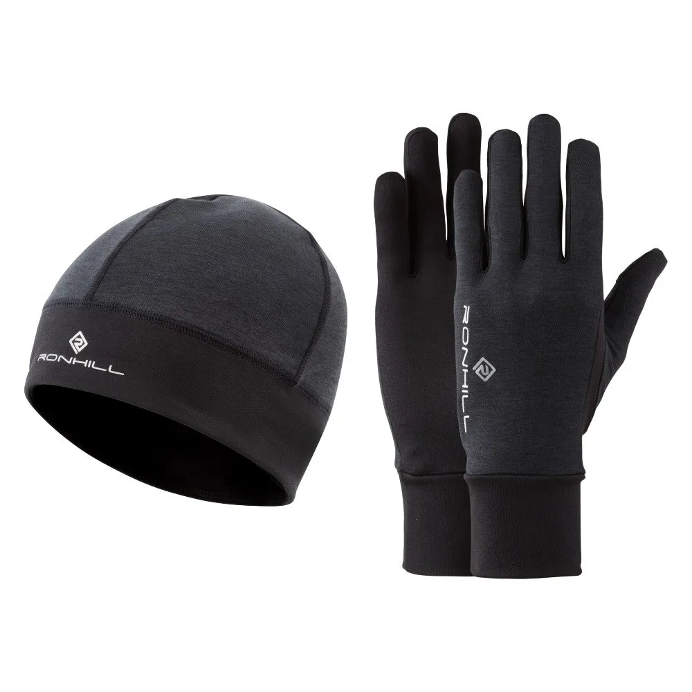 Beanie And Glove Set - Black