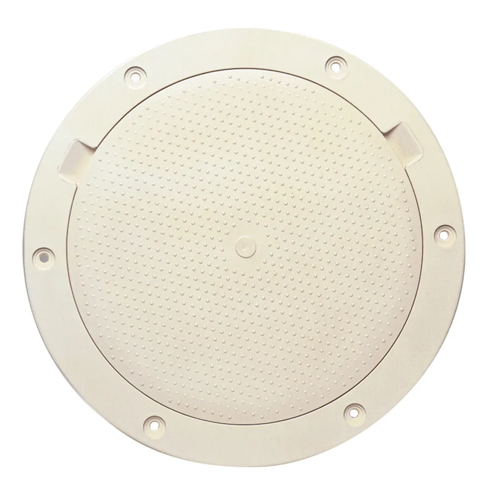 Beckson 8" Non-Skid Pry-Out Deck Plate - Beige [DP83-N]