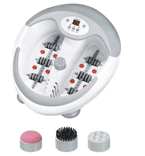 Beurer Deluxe Foot Bubble Spa with Pedicure Heat Function- LED Display Control