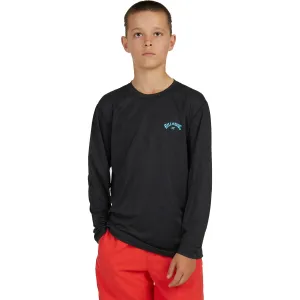 BILLABONG BOYS SHORELINE LF L/SLEEVE RASH TOP