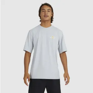 BILLABONG DIAMOND SHORE MENS SHORT SLEEVE RASHGUARD GREY