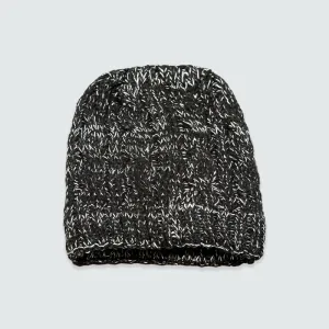 Black Grainy Beanie