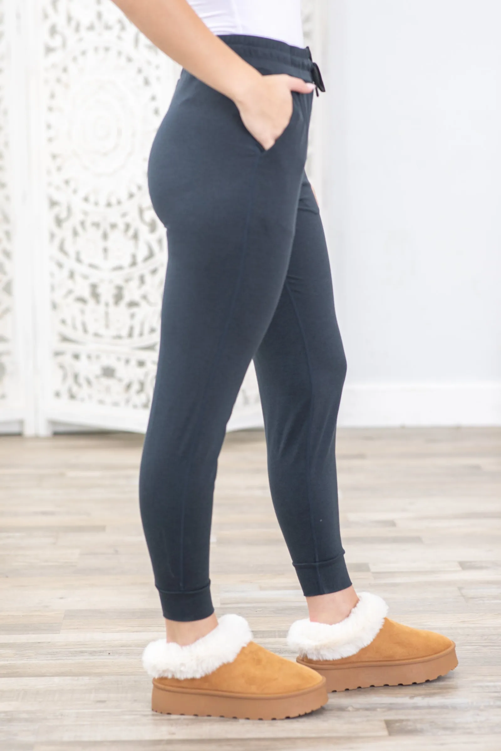 Black Slim Joggers