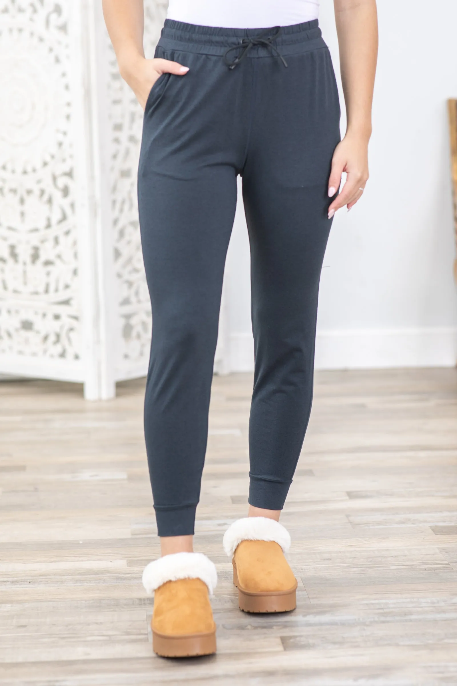 Black Slim Joggers