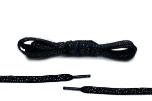 Black/White Ink Splatter Laces