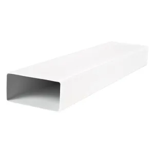 Blauberg Flat Plastic Ducting 220x90mm - 1m long