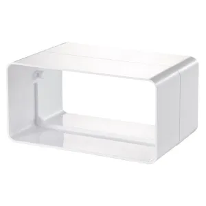 Blauberg Flat Plastic Ducting Coupler - 110x54mm