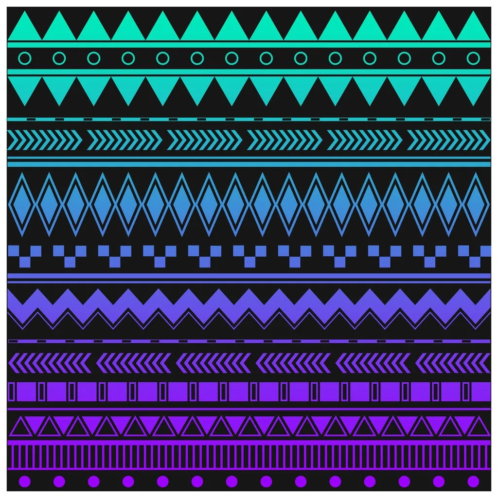 Blue and Purple Dark Ombre Adhesive Adhesive Vinyl Sheet