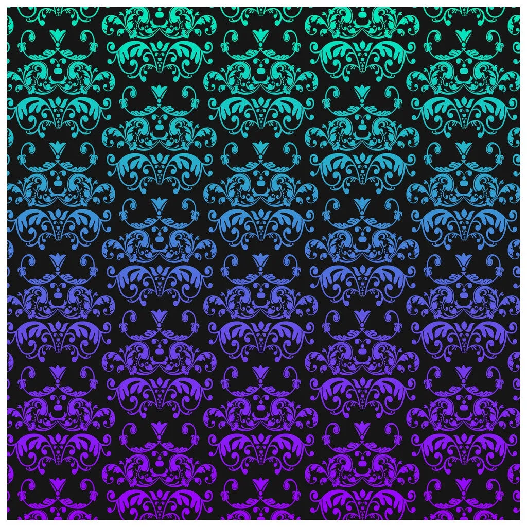 Blue and Purple Dark Ombre Adhesive Adhesive Vinyl Sheet