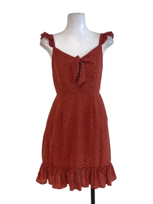 Blush Patterned Blouson Dress