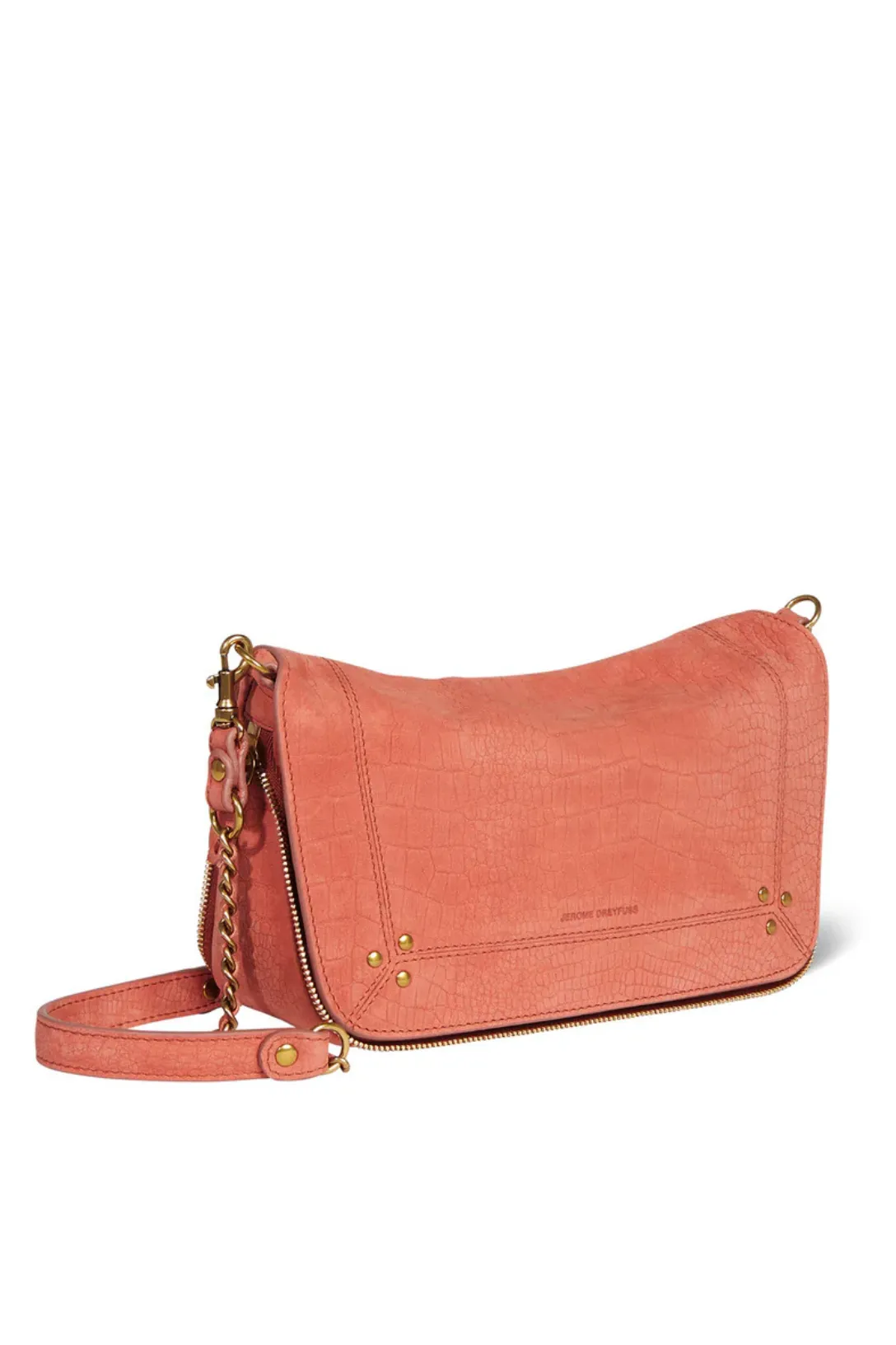 Bobi S Bag | Imprimé Croco Terracotta