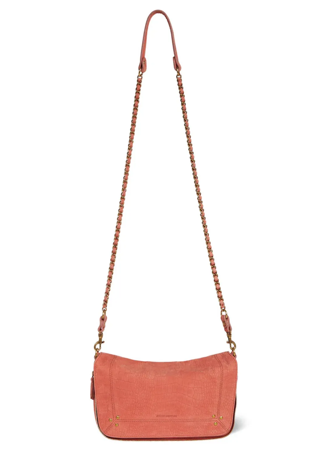 Bobi S Bag | Imprimé Croco Terracotta