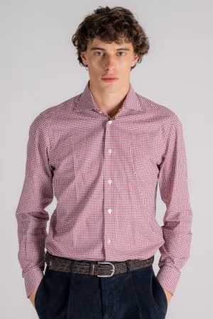 Borriello Camicia 100% Cotone Rosso