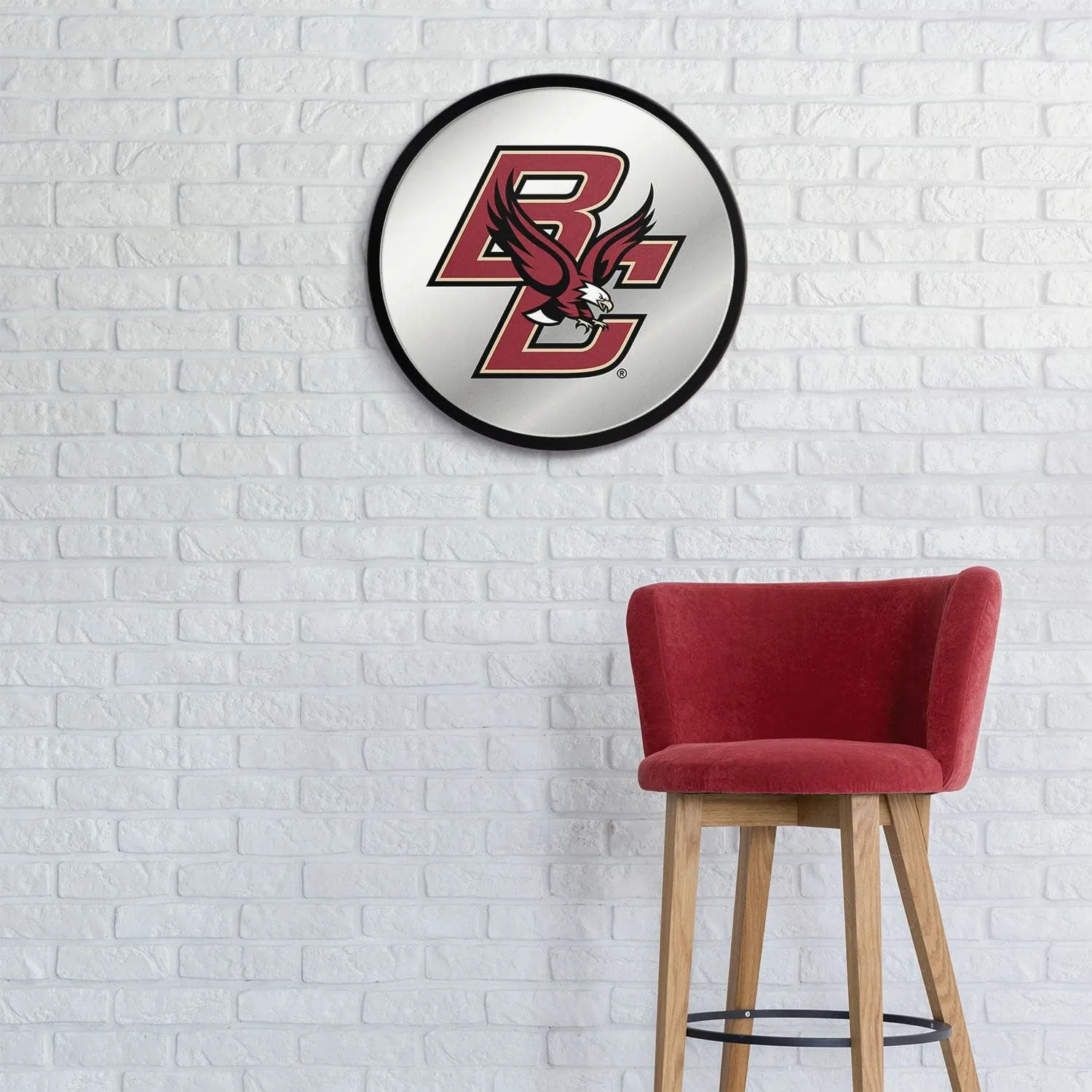 Boston College Eagles: Modern Disc Mirrored Wall Sign