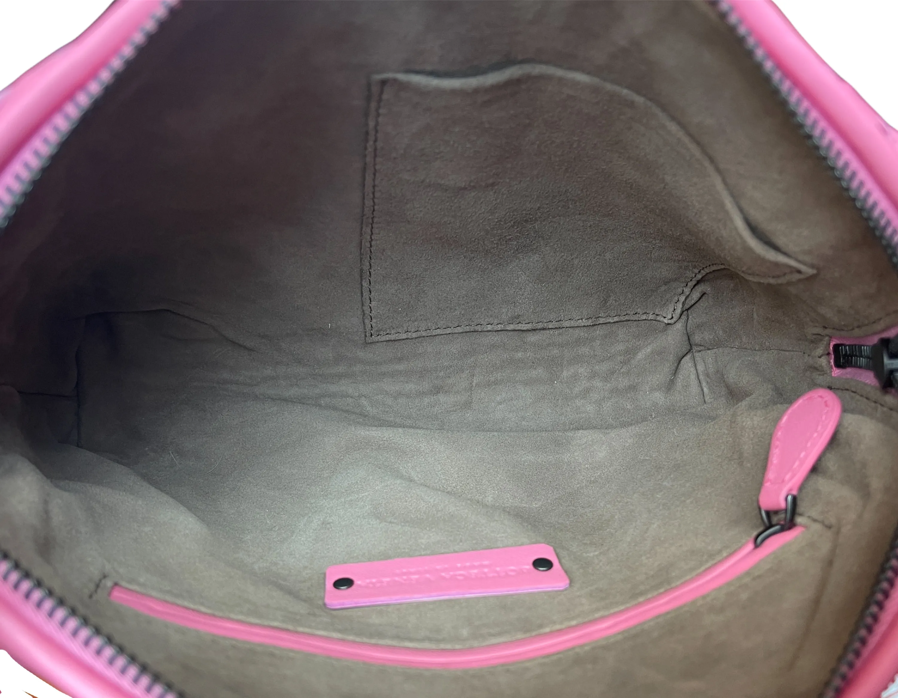 Bottega Veneta Pink Nappa Intrecciato Nodini Crossbody Bag
