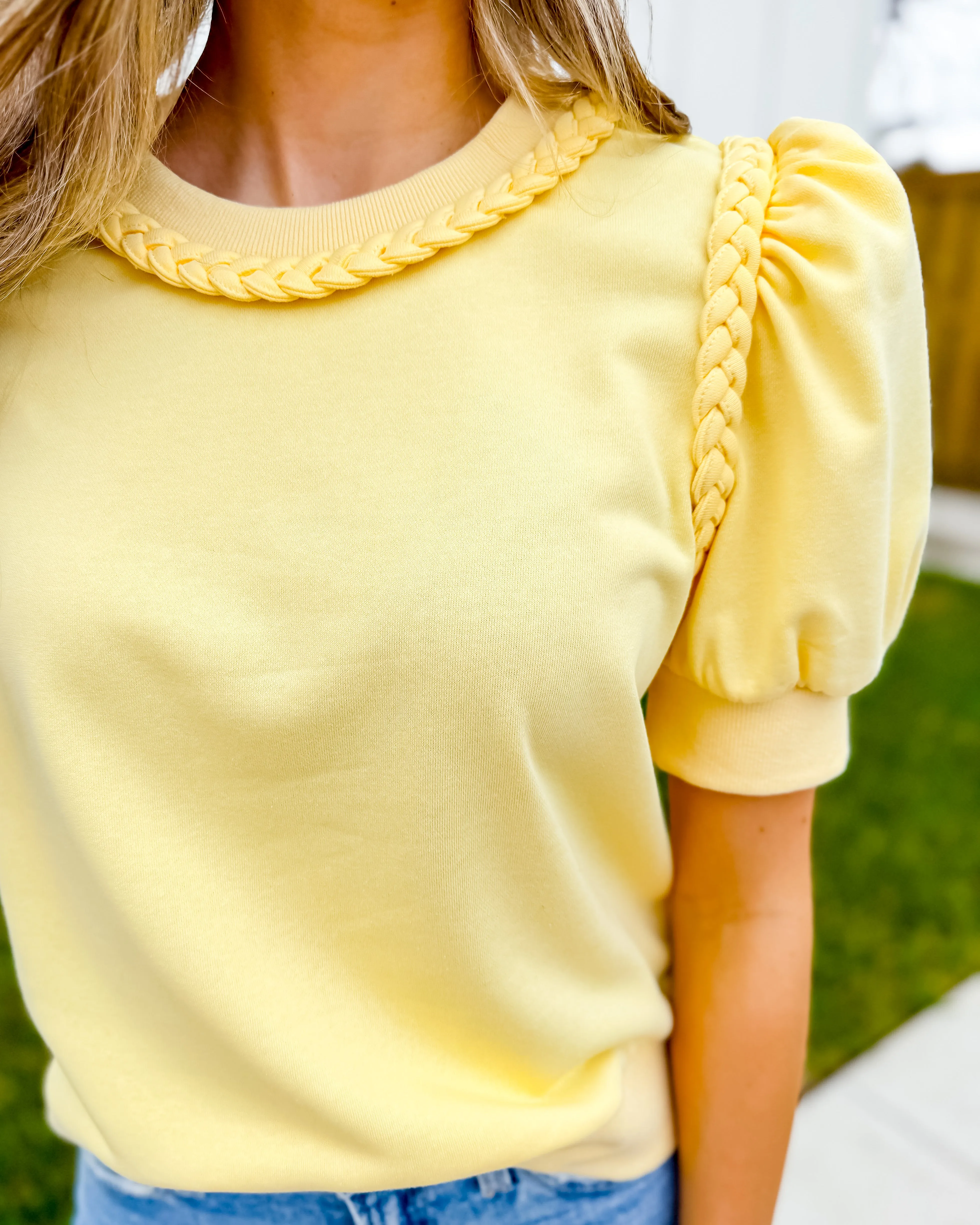 Braided Detail Top