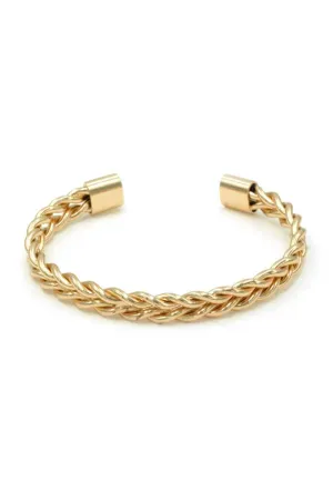 Braided Open Cuff Bracelet