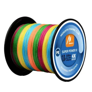 Braided PE Fishing Line 4 Strands 300M 15-80LB Multifilament Smooth