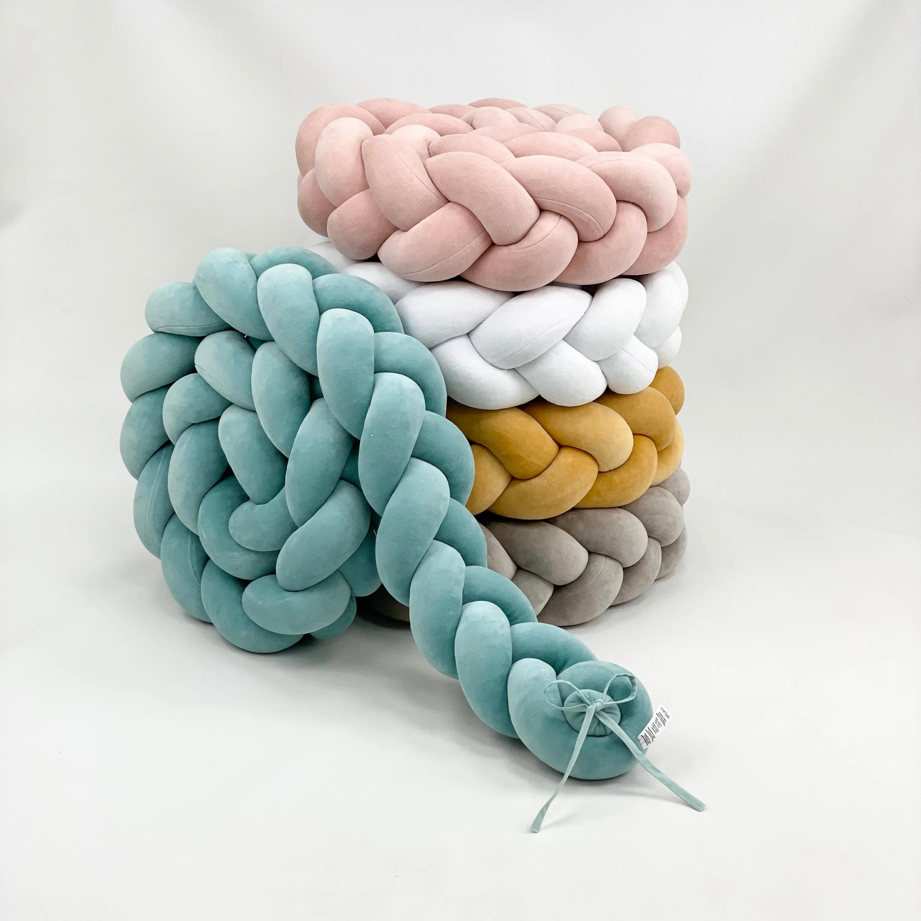 Braided Protective Velour Bumper Mint