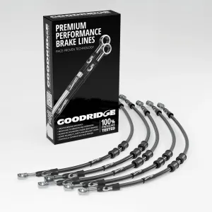 BRAKE HOSE KIT FOR YAMAHA FJ1200 (ANTIDIVE) 86-87