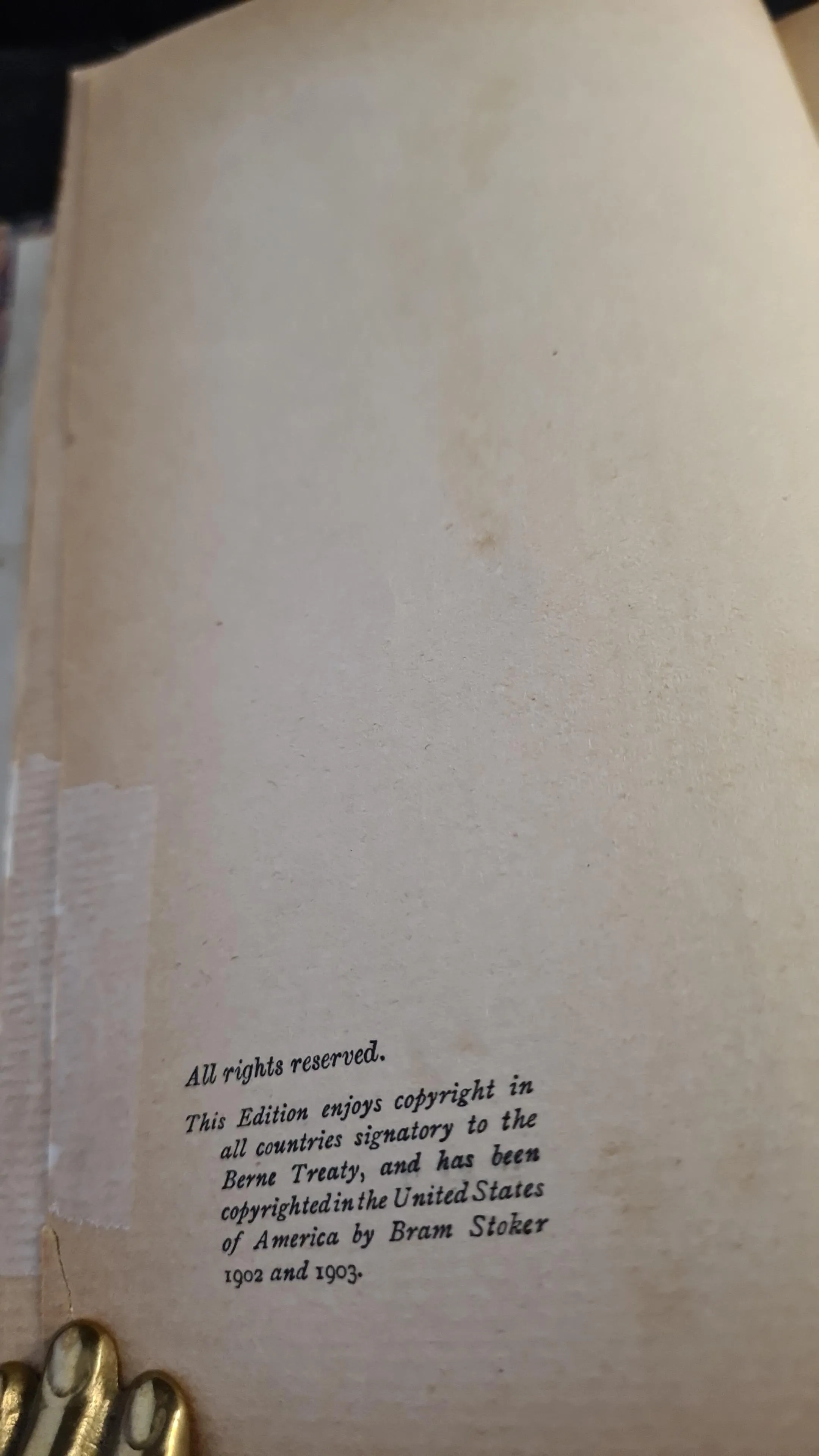 Bram Stoker - The Jewel of Seven Stars, William Heinemann, 1903, First Edition