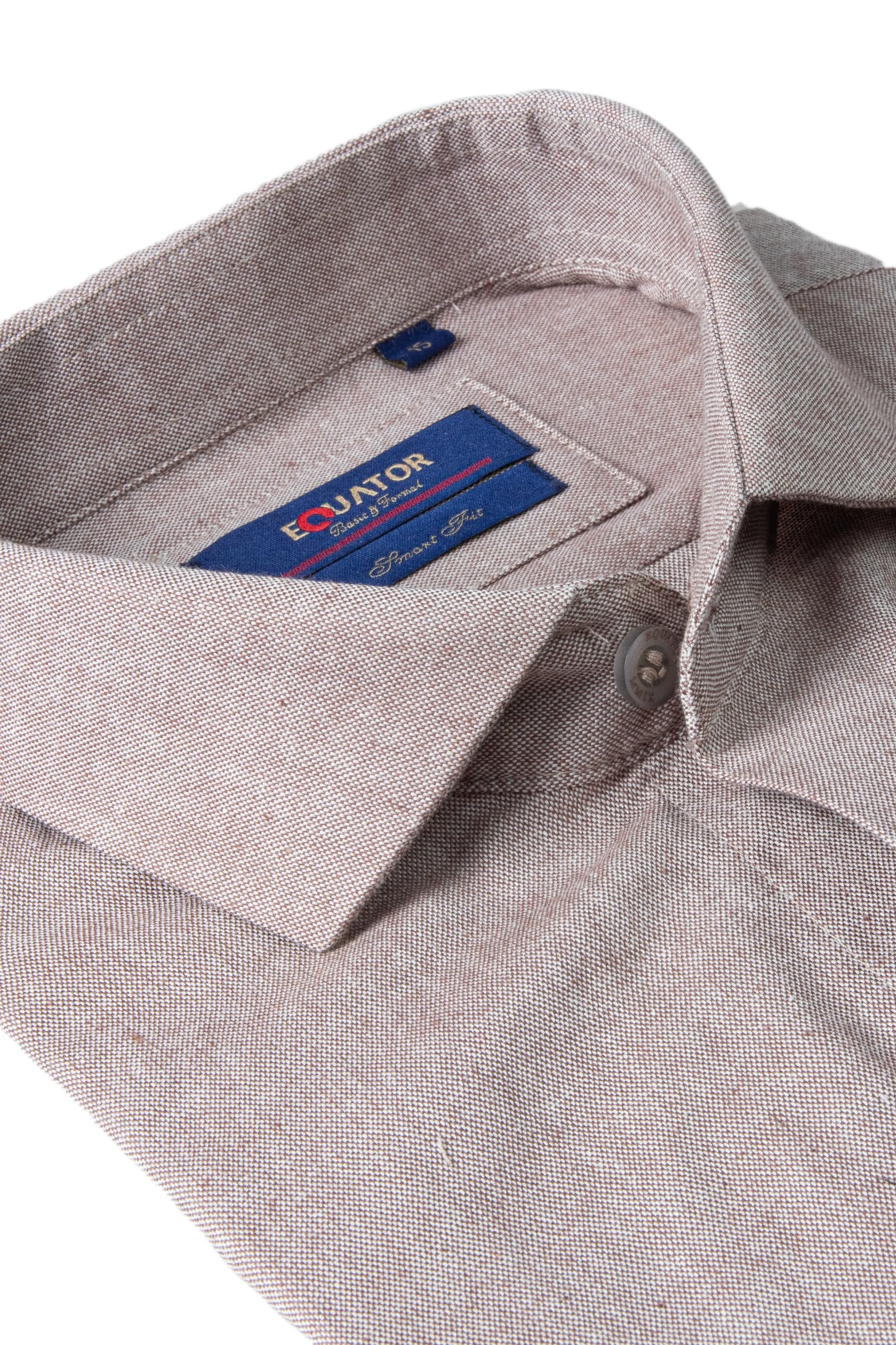 Brown Shirt-Smart Fit