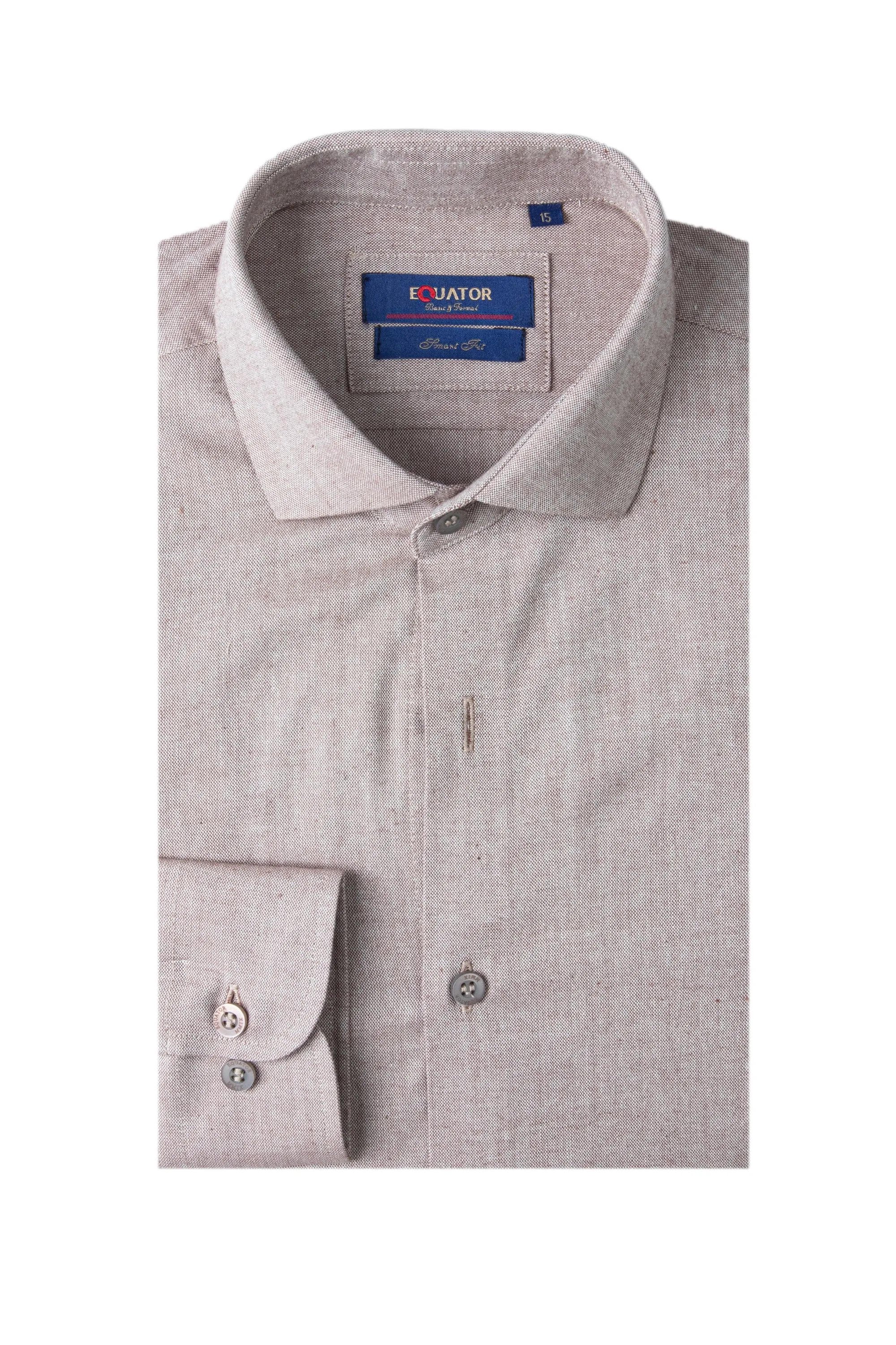 Brown Shirt-Smart Fit