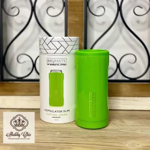 Brumate HOPSULATOR SLIM | ELECTRIC GREEN (12OZ SLIM CANS)