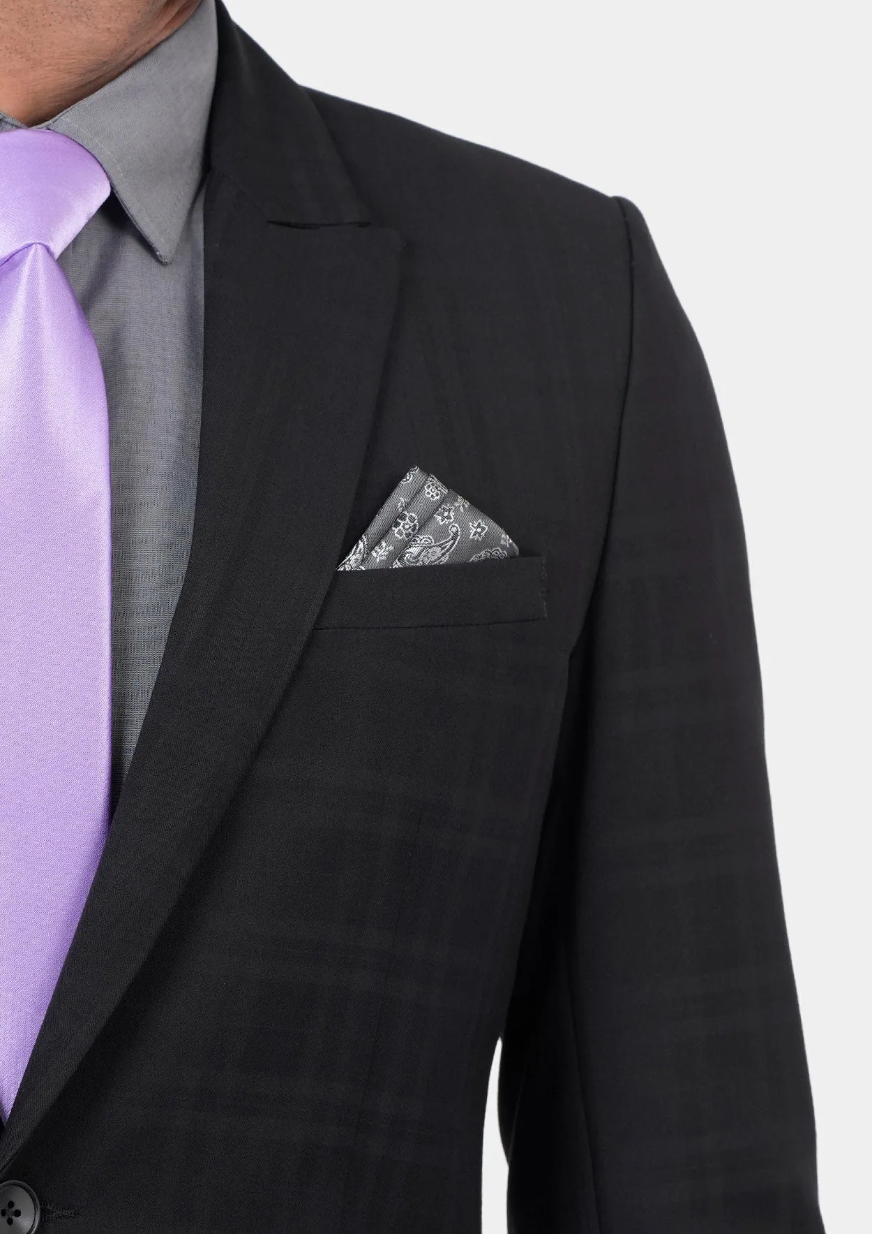 Bryant Black Check Suit