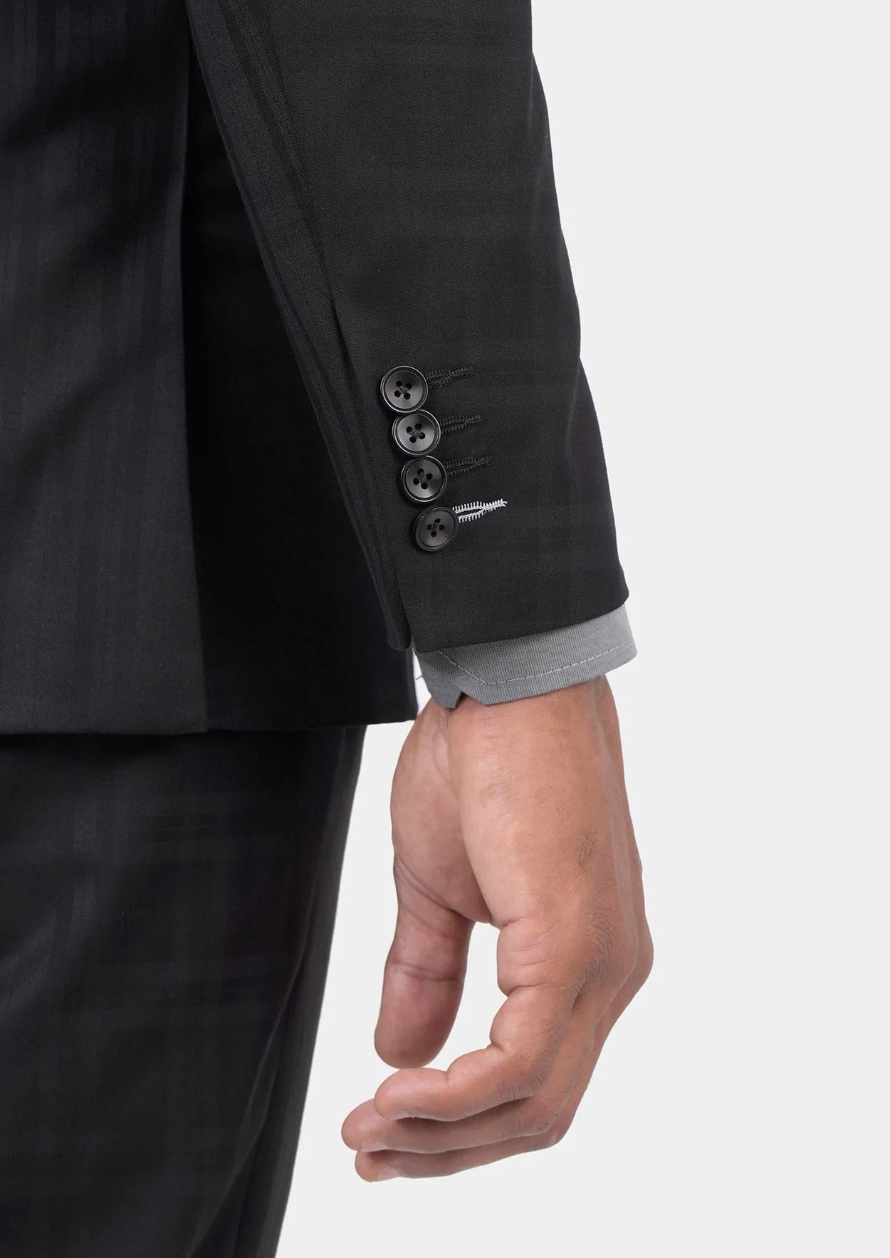 Bryant Black Check Suit