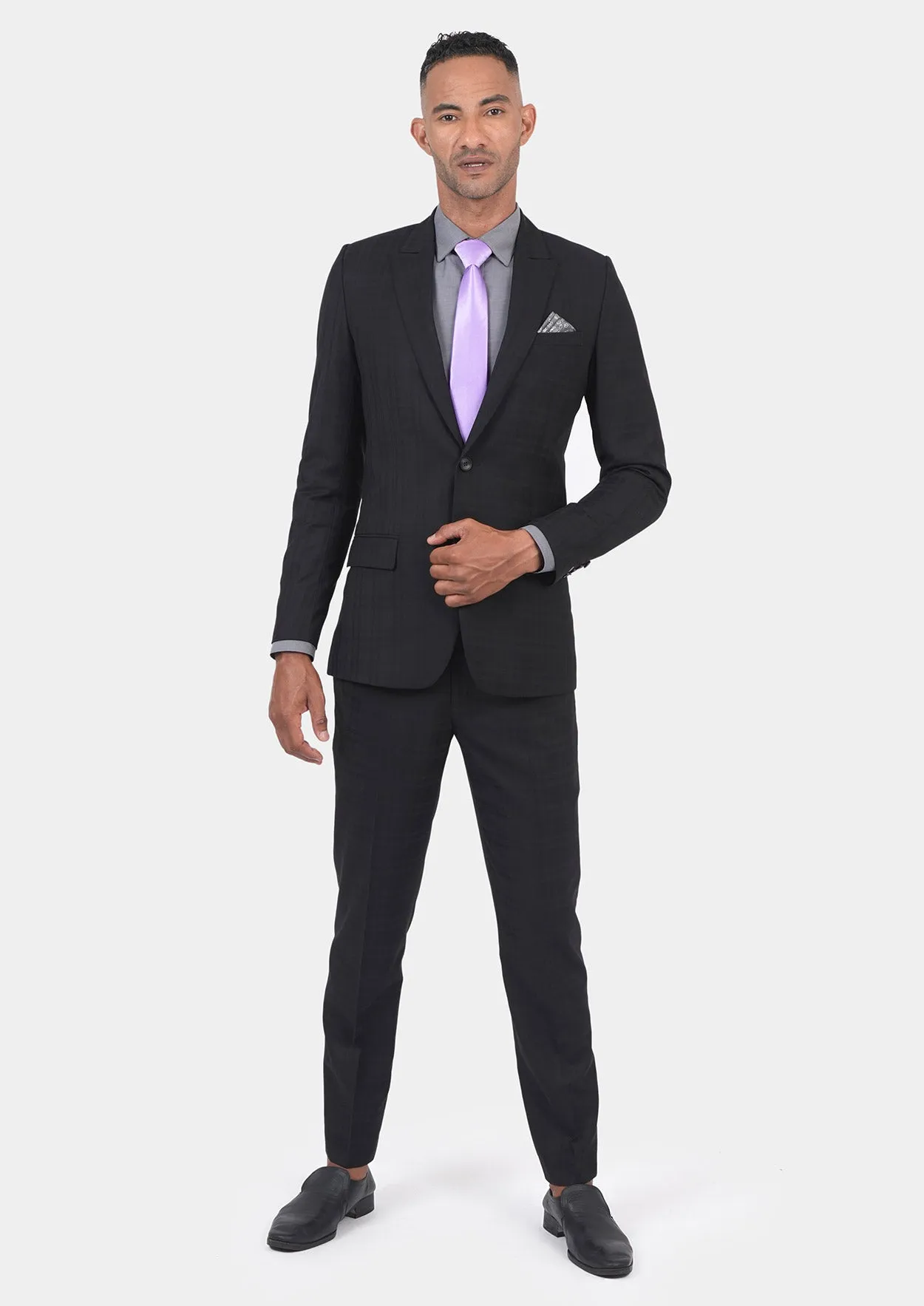 Bryant Black Check Suit