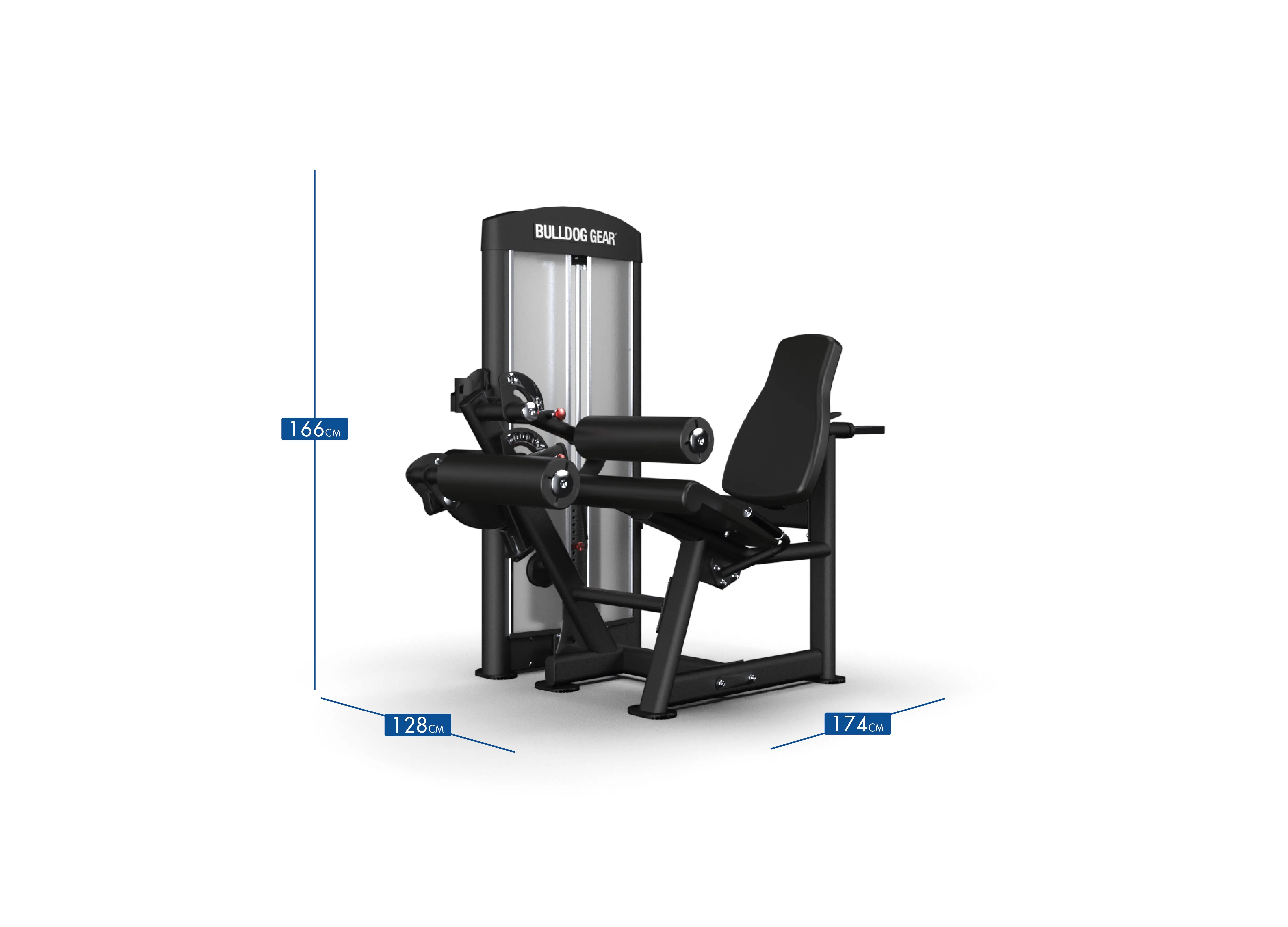 Bulldog Gear - Dual Function Leg Extension/Leg Curl Machine 113kg Stack