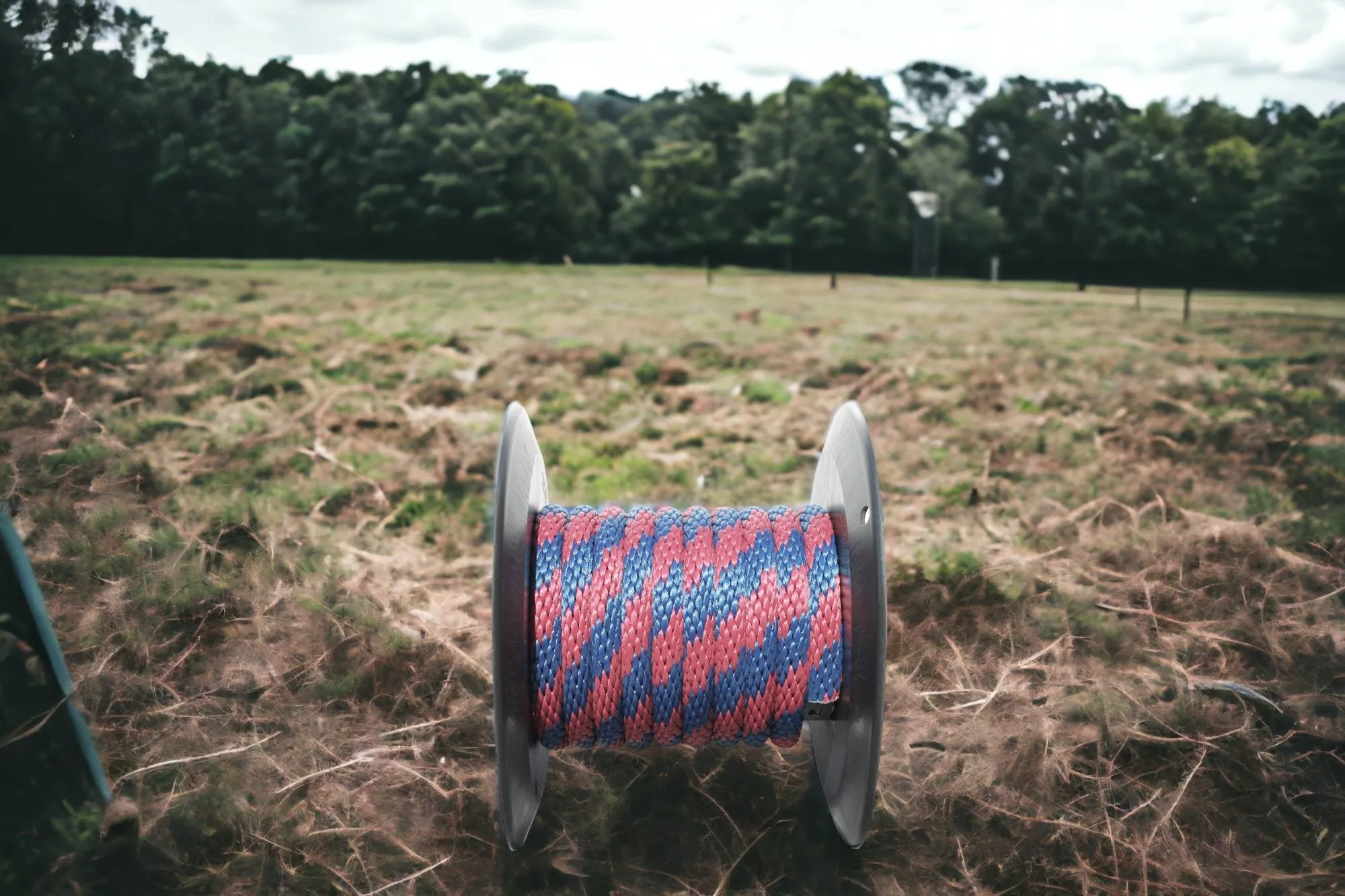Burgundy and Navy Solid Braided Multifilament Polypropylene Rope