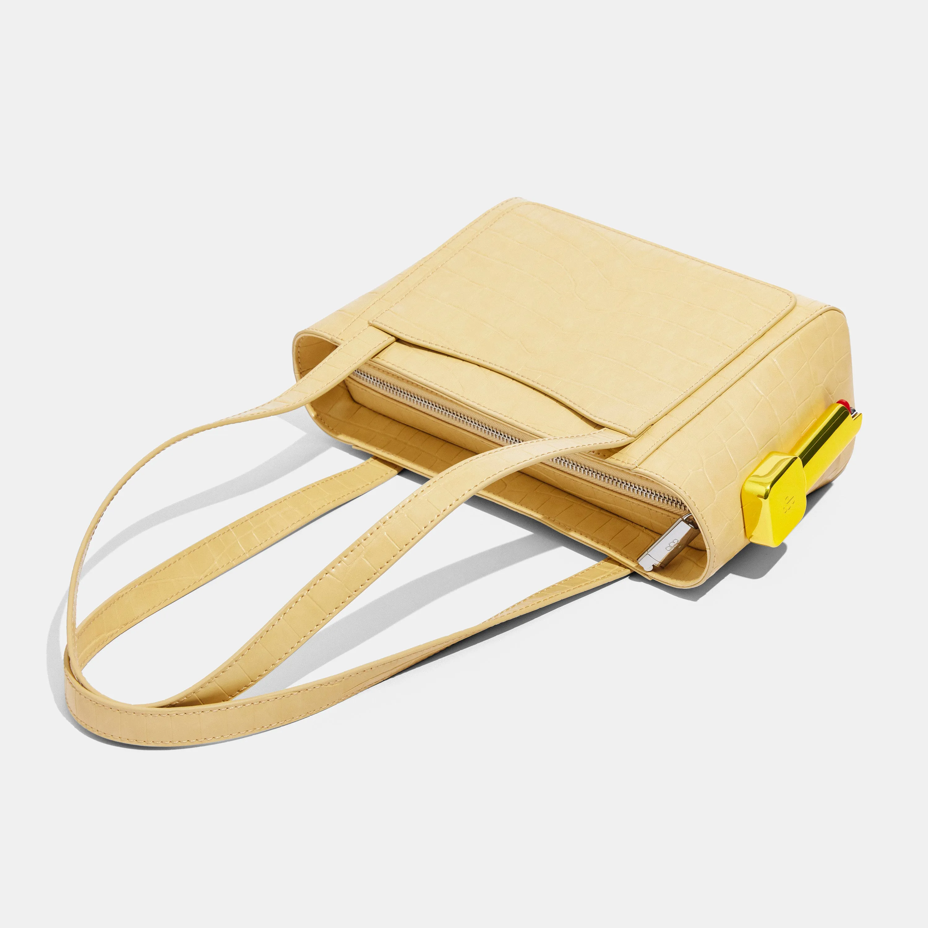 Burn Tote in Butter Croc
